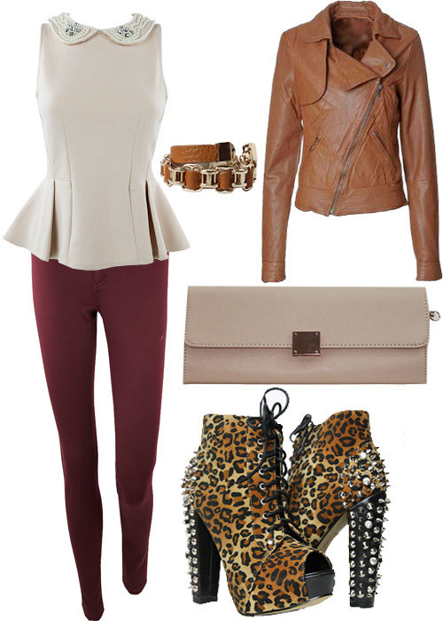 prettydollrock blog, dressy casual top, burgundy pants